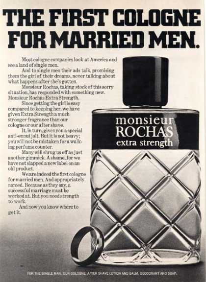 Pierwsze perfumy dla żonatych mężczyzn - reklama perfum Monsieur Rochas